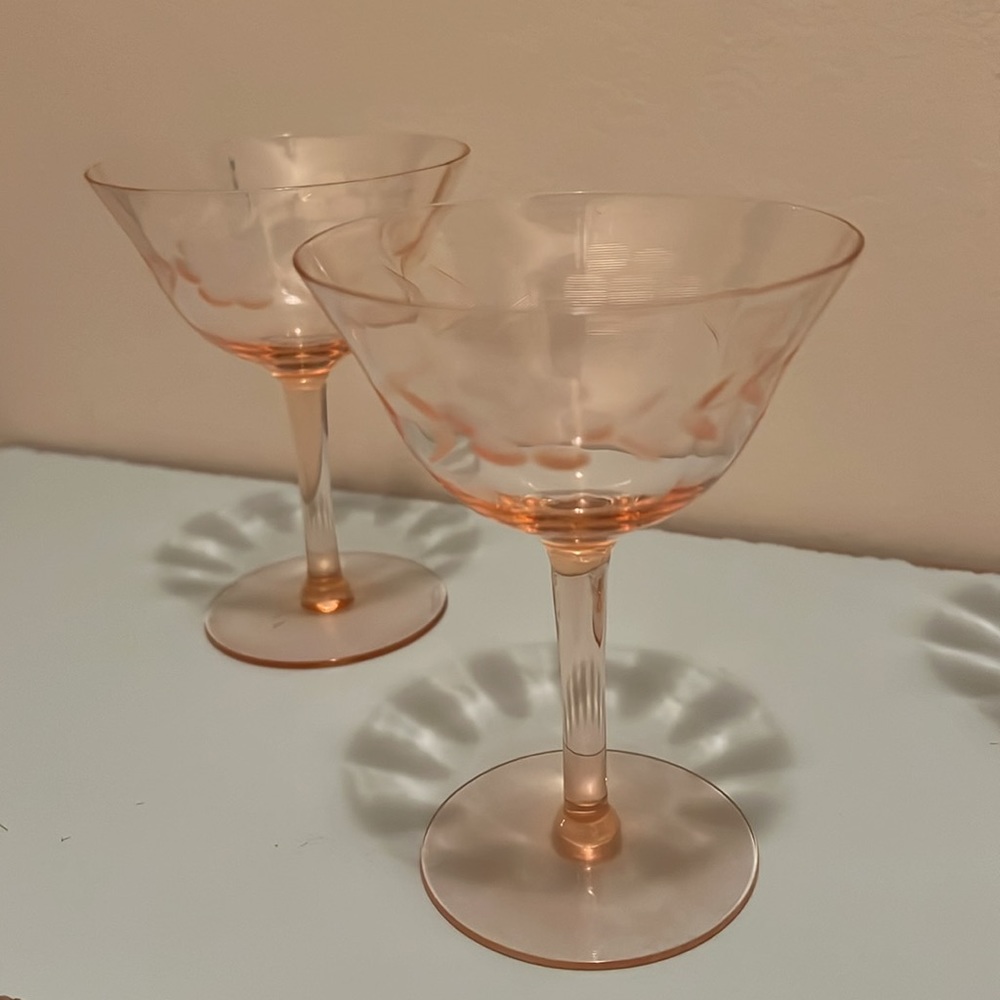 Pink Depression Glass - Picture 2 of 4
